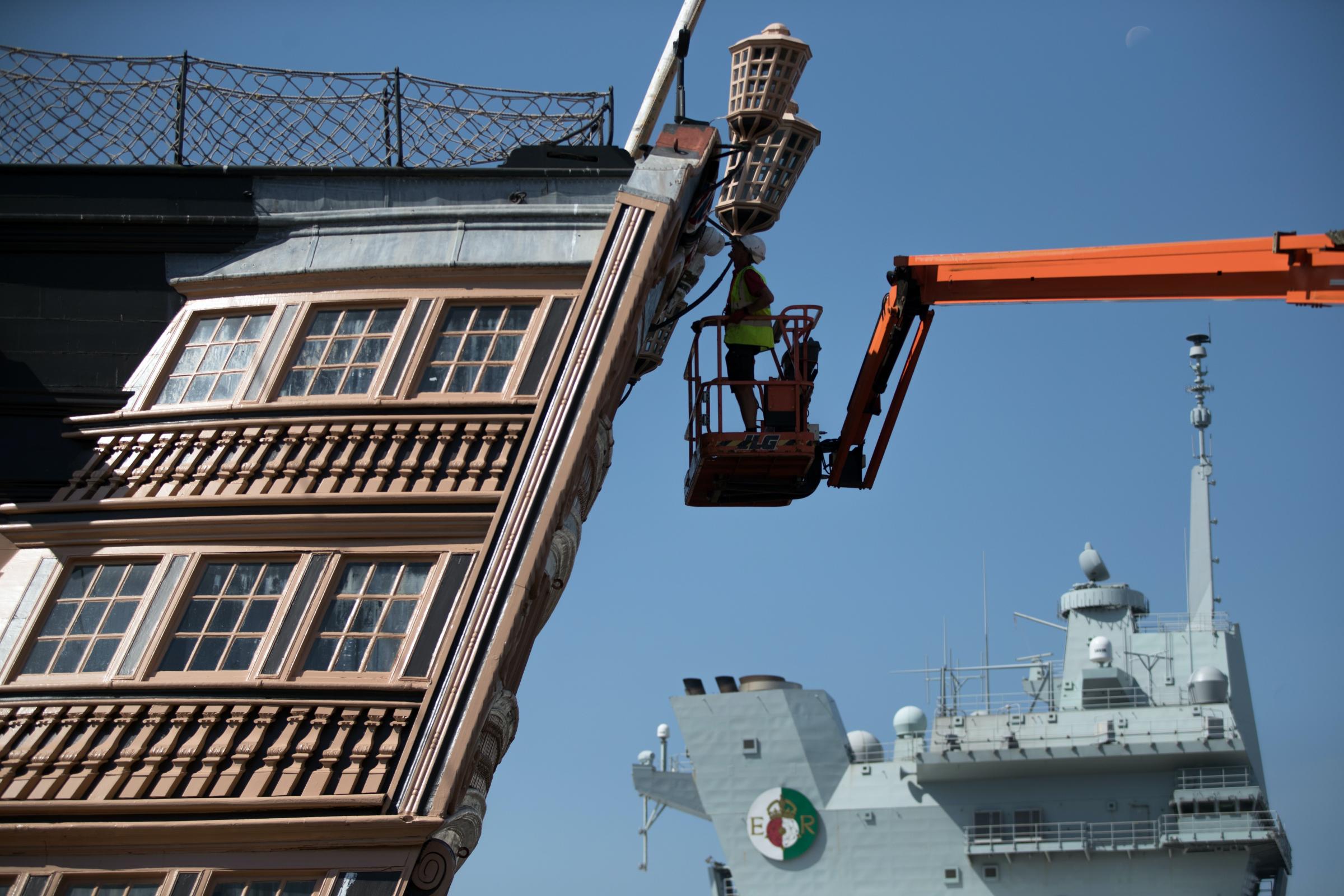 Lord Nelson S Hms Victory Afloat For First Time In A Century Central Fife Times